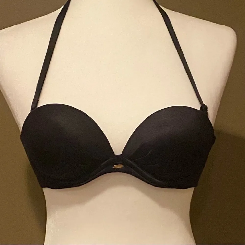 Victoria’s Secret Black Bikini Top Sz 32A Top Only Woman’s